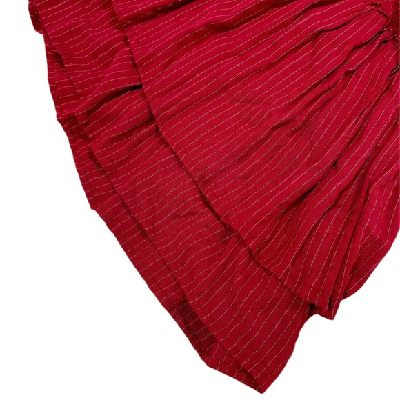 Rails Jasmine Red Mini Smock Dress in Messina Stripe Womens Small - Picture 9 of 11